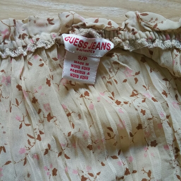 Guess Jeans floral top S - Picture 5 of 6